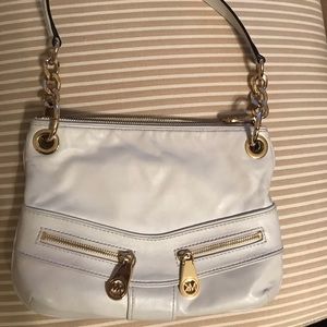 Michael Kors White Hobo Purse